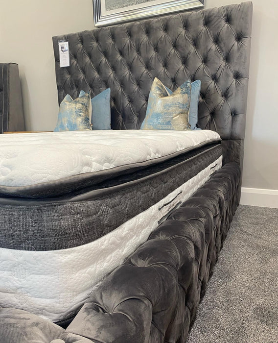 Elizabeth Super King Bed | Grey