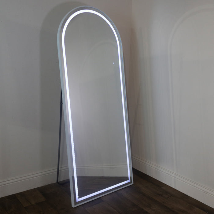 Modea LED Cheval Arch Mirror White 170x70cm