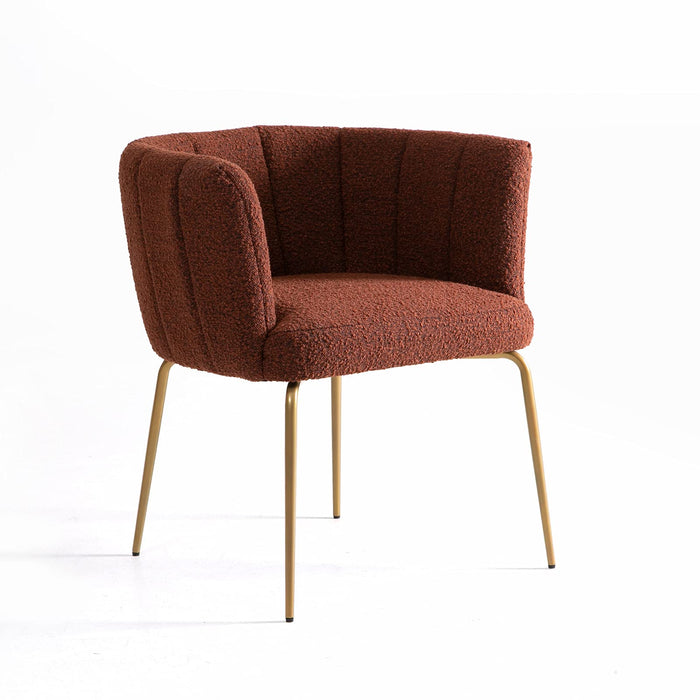 Boucle Caramel Chair