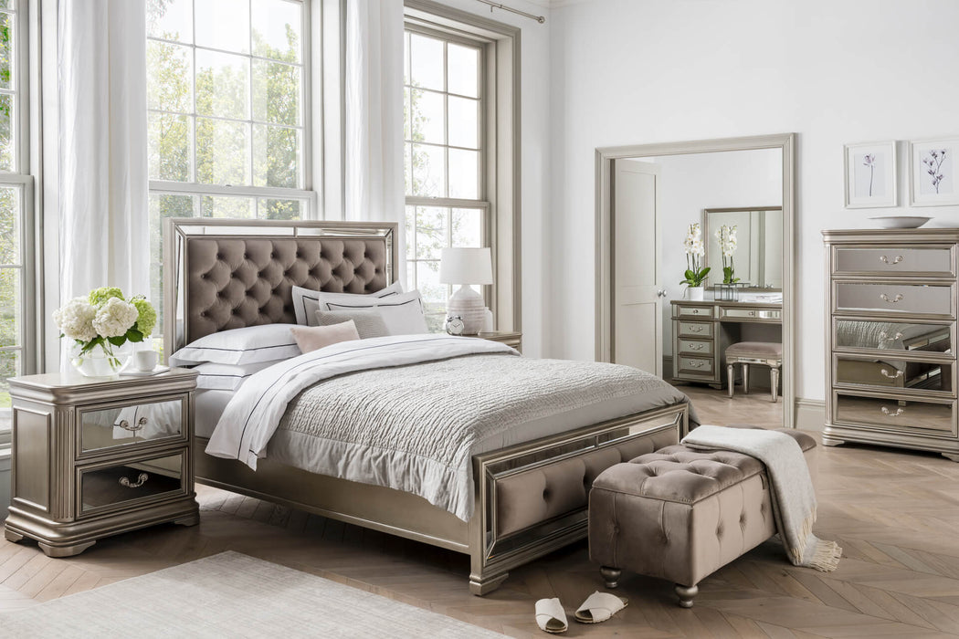 Weah King Bedframe | Taupe