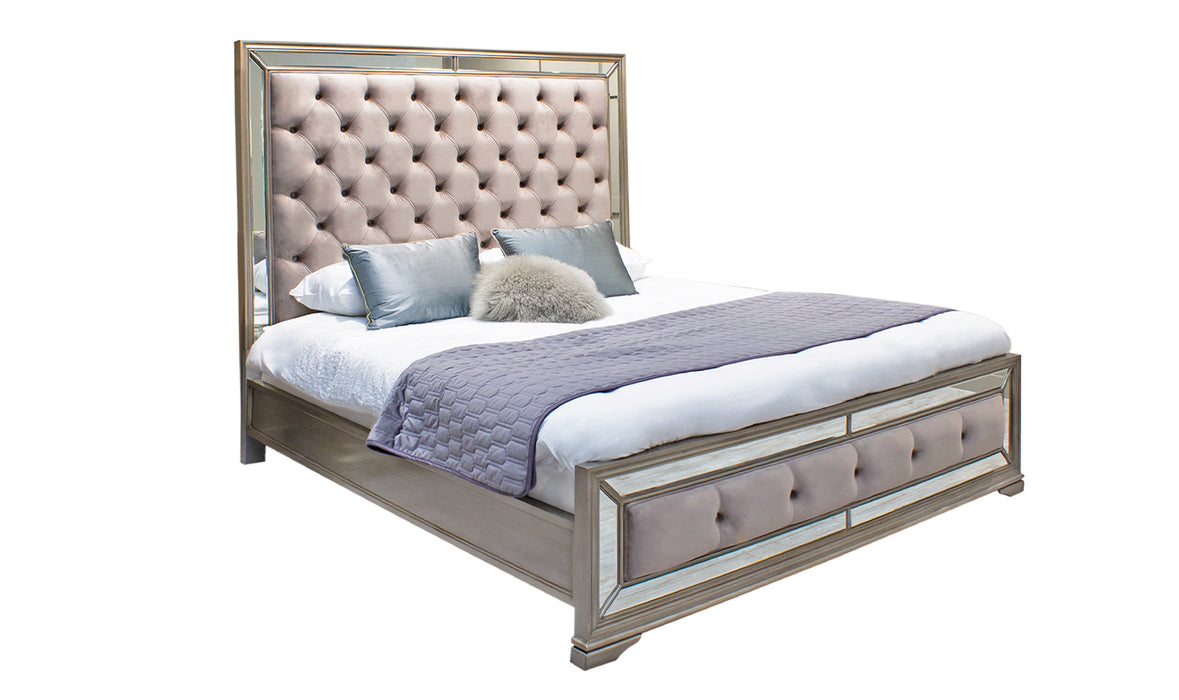 Weah King Bedframe | Taupe