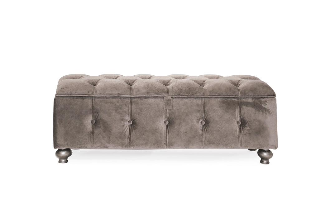 Weah Ottoman | Taupe