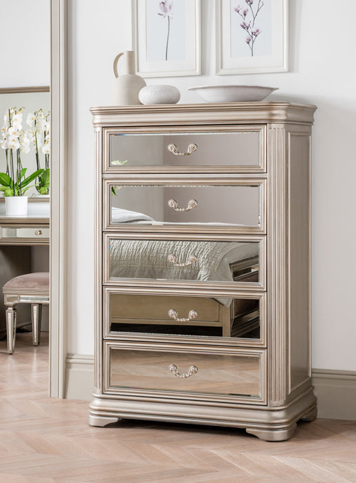 Weah Tall Chest | Taupe