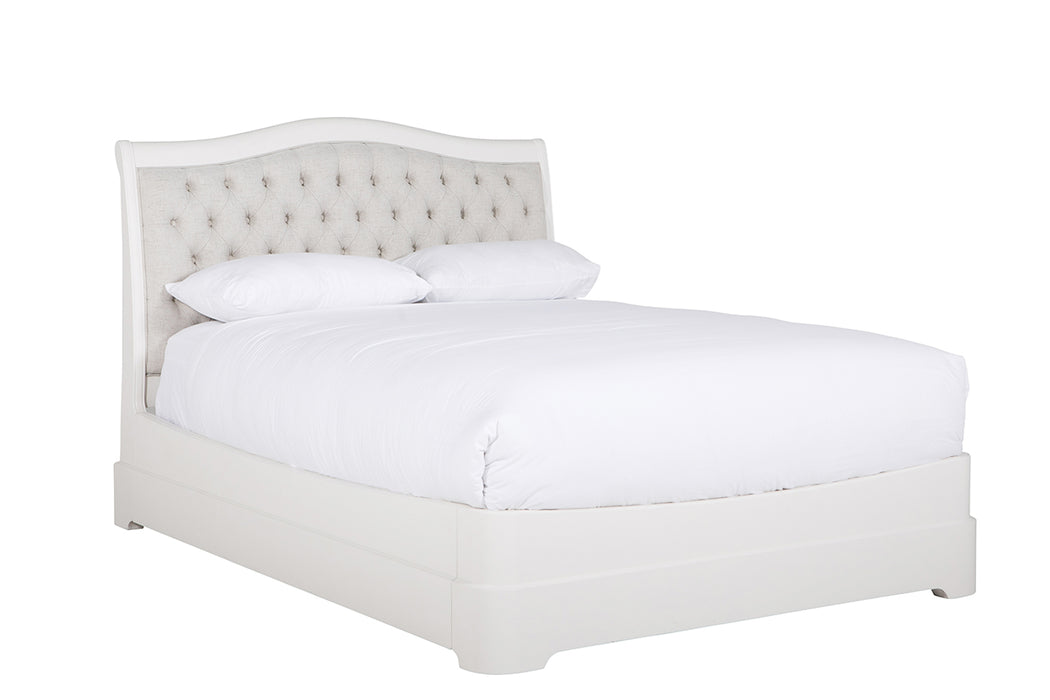 Maddison King Bedframe | Bone