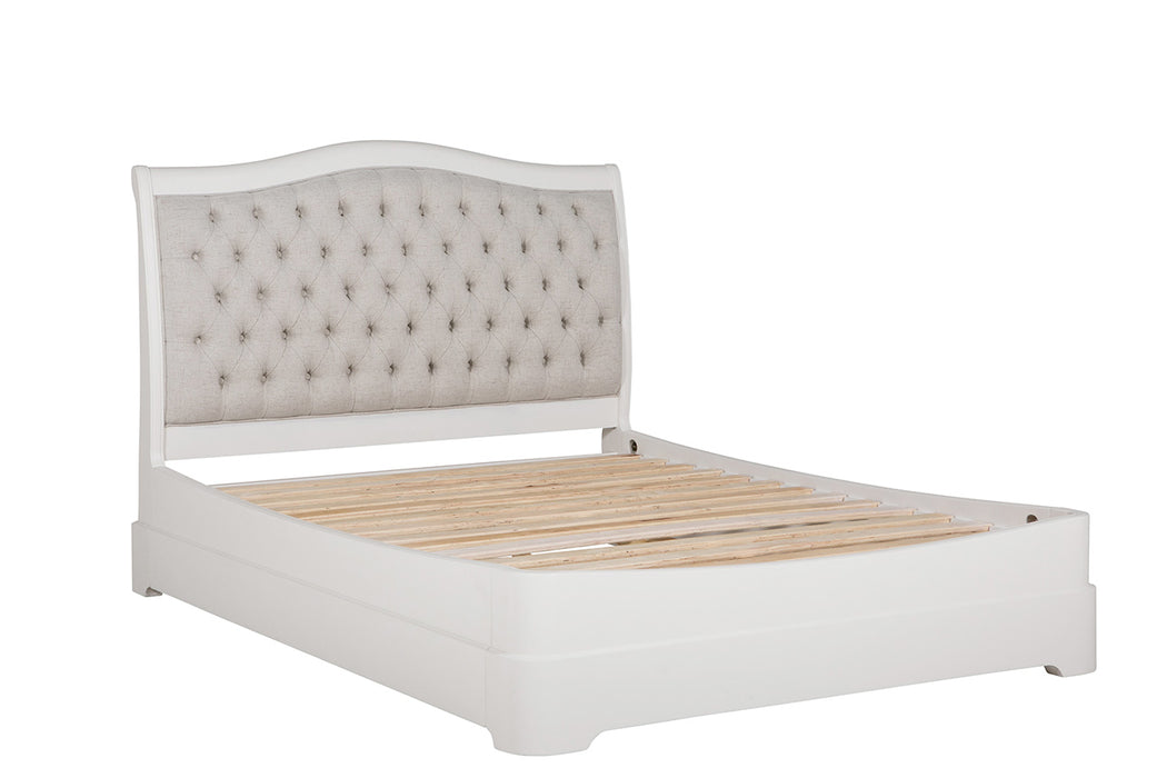 Maddison King Bedframe | Bone