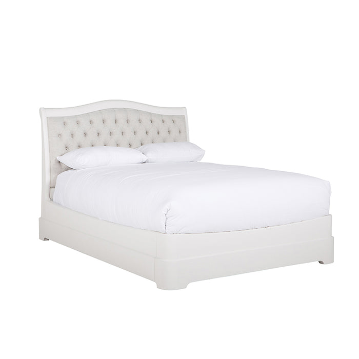 Maddison King Bedframe | Bone