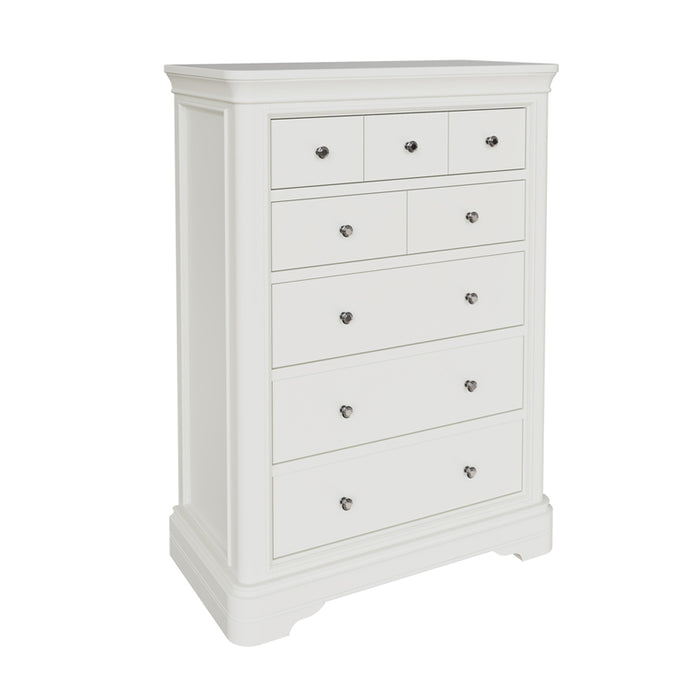 Maddison Tall 8 drawer Chest | Bone