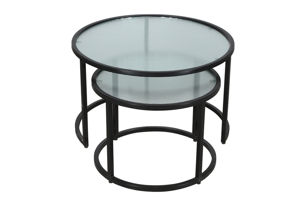 Beannachtai Glass Coffee Table | Set of 2