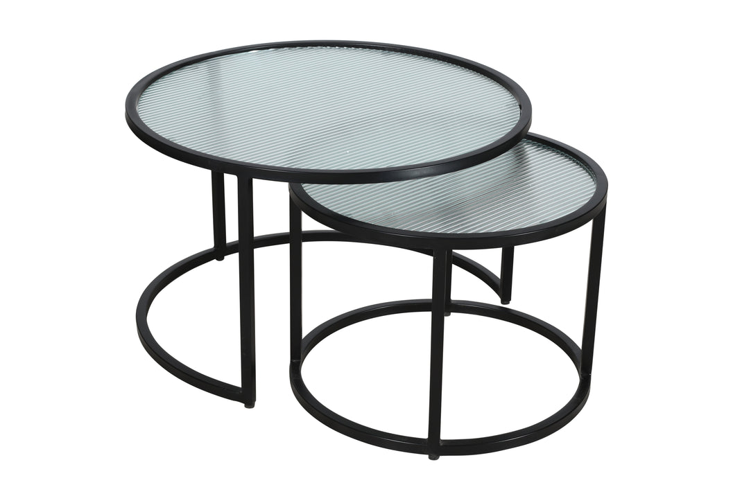 Beannachtai Glass Coffee Table | Set of 2