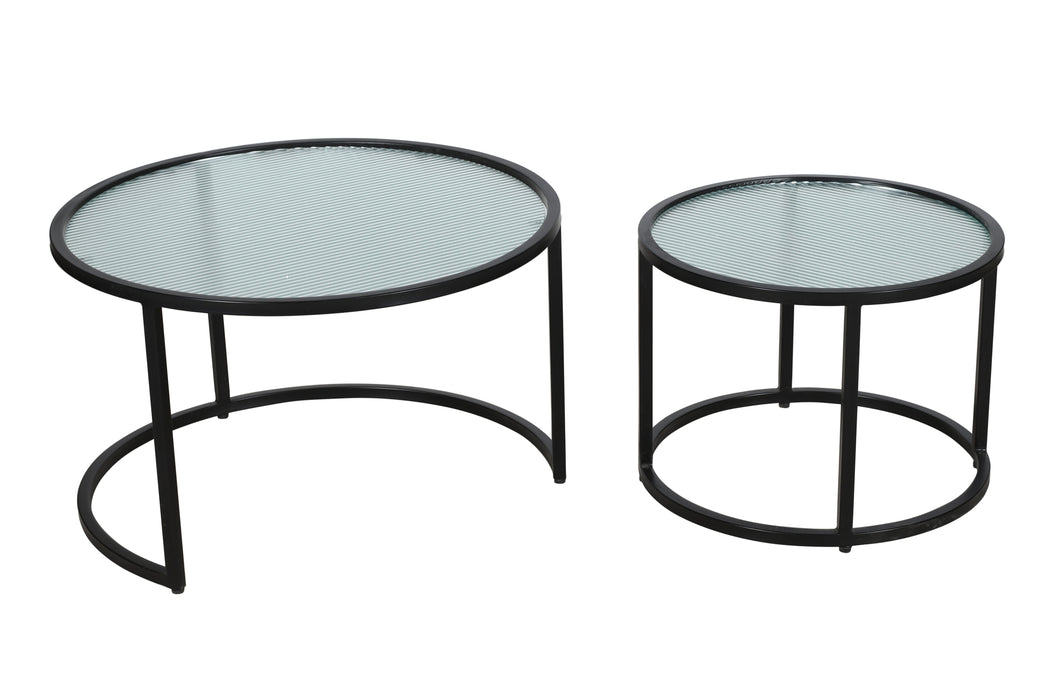 Beannachtai Glass Coffee Table | Set of 2