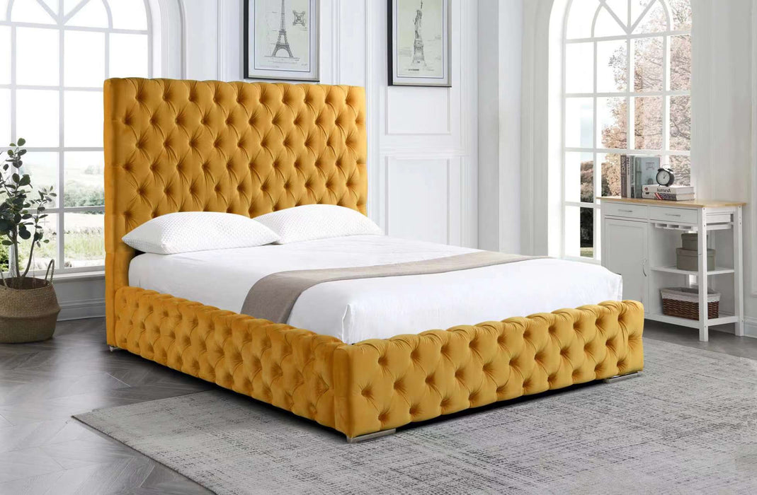 Elizabeth | Double Bed | Mustard