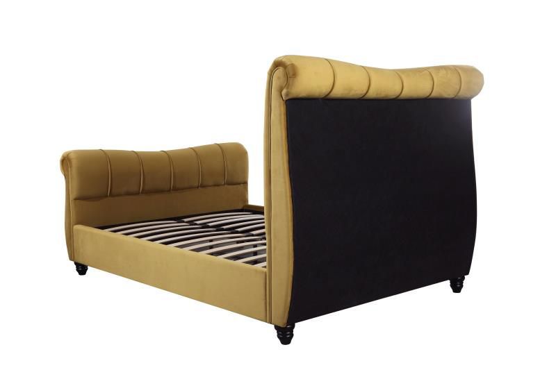 Karmal Double Bedframe | Mustard