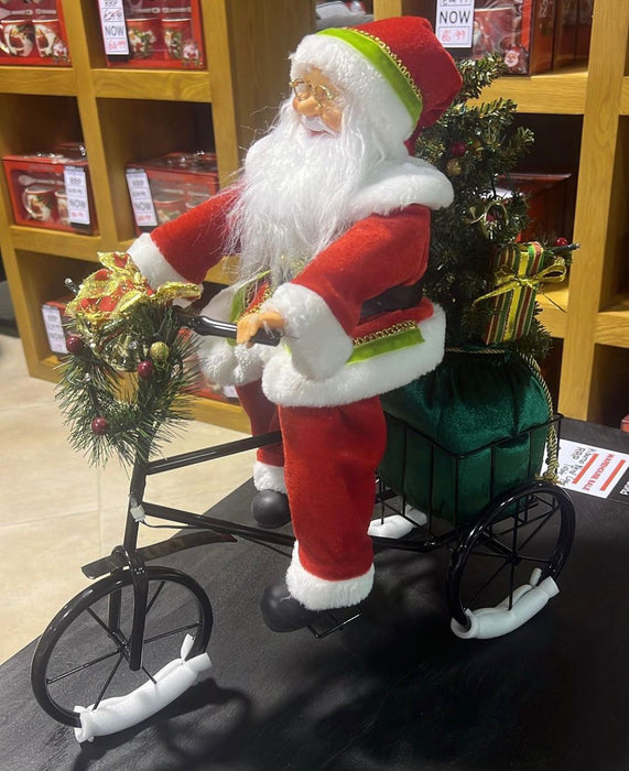 Santa on Bike