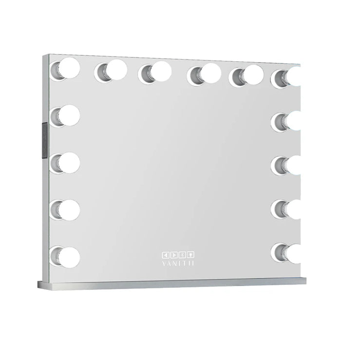 Scarlett Vanity Mirror Pro | Tabletop or Wall Mount with 14 LED Bulbs (PORTRAIT VERSION)