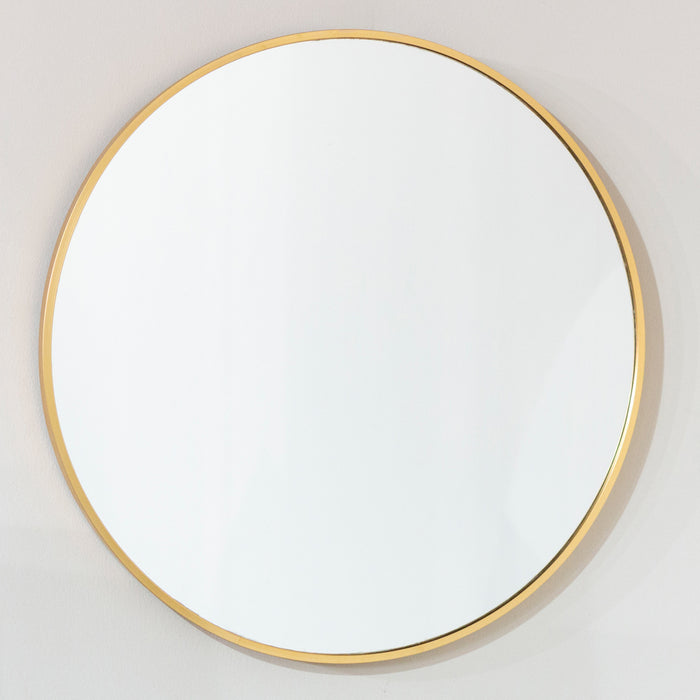 Modea Round Wall Mirror 120cm | Black / Gold