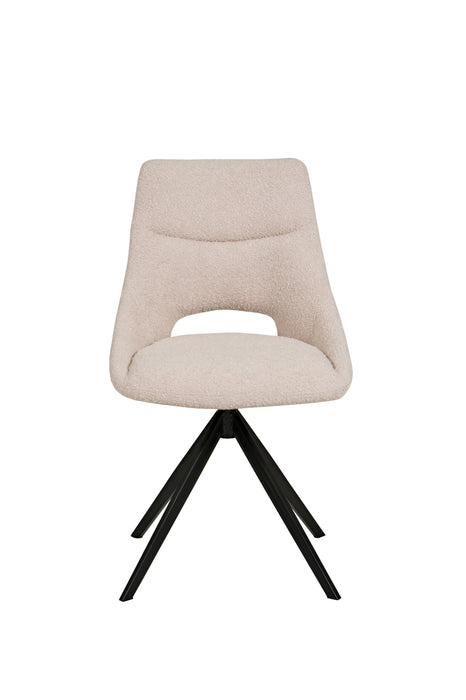 Beverly Swivel Chair | Cream