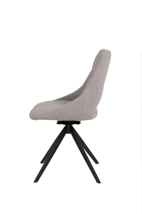 Beverly Swivel Chair | Grey