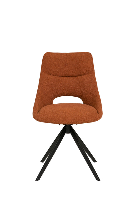 Beverly Swivel Chair | Rust