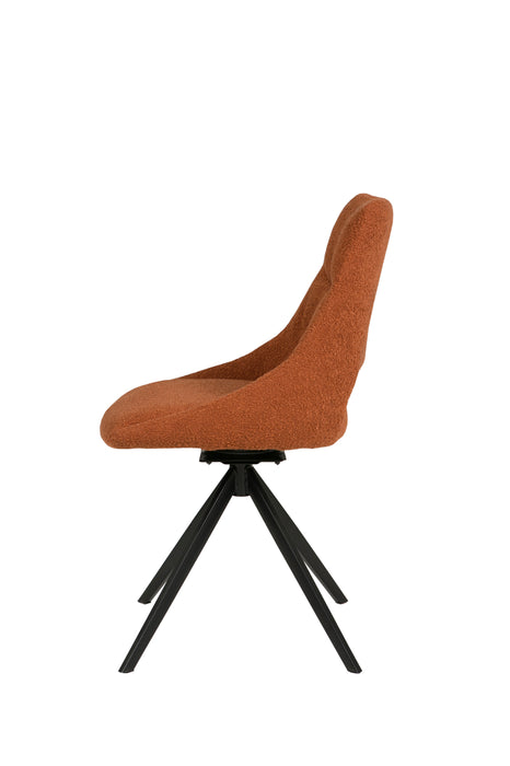 Beverly Swivel Chair | Rust