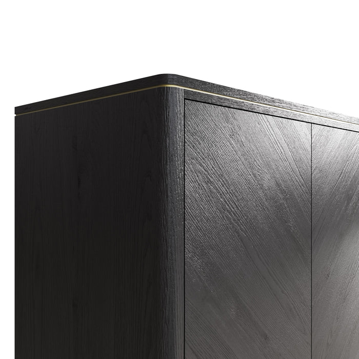 Isabella 2 Door Wardrobe | Ebony