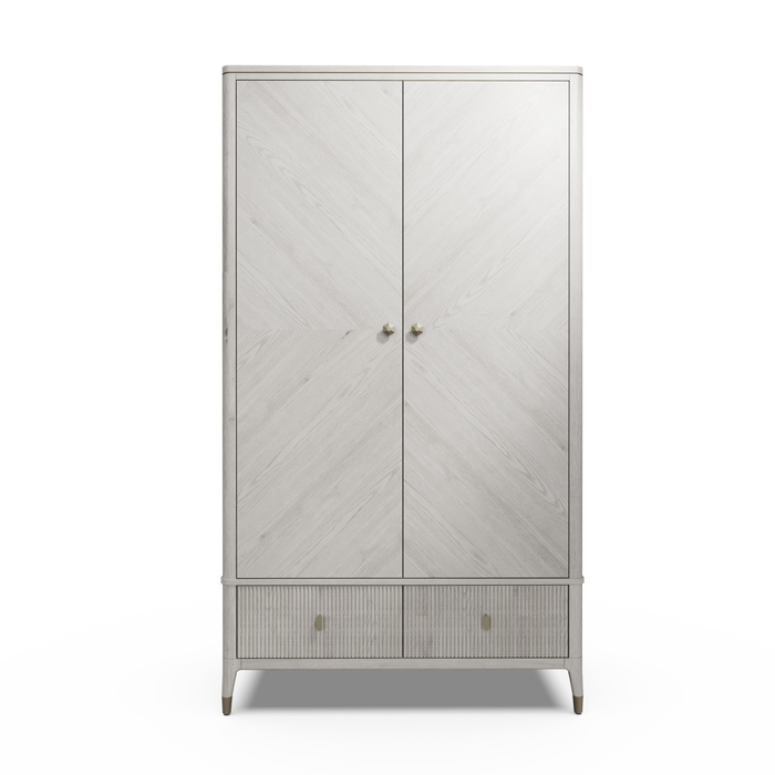 Isabella 2 Door Wardrobe | Stone