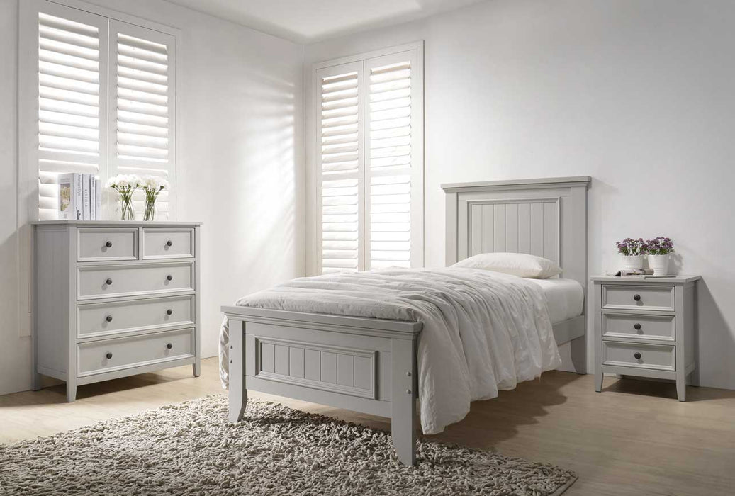 Everly Panelled Single Bed Frame