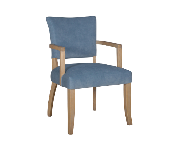 Davina Arm Chair Velvet | Blue